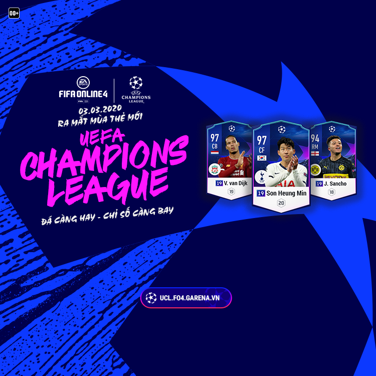 [MÙA THẺ MỚI] 2019 UEFA Champions League – Siêu sao châu Âu: Đá càng hay chỉ số càng bay