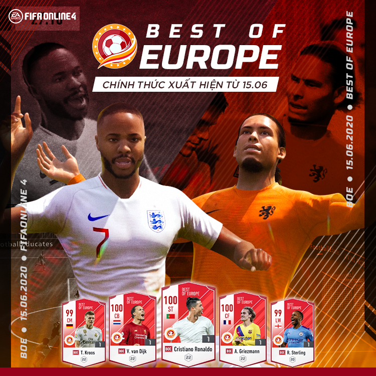 [BEST OF EUROPE] Những tuyển thủ xuất sắc nhất châu Âu